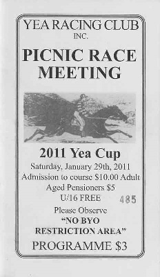 roadside 2011 Yea Cup Presented by the Yea Racing Club inc 1